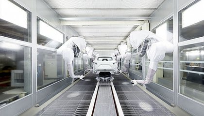 宝沃汽车是怎样打造出来的?我们参观了位于北京密云的智能工厂 | 界面新闻